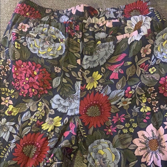 Loft Floral drawstring pants - Picture 3 of 6